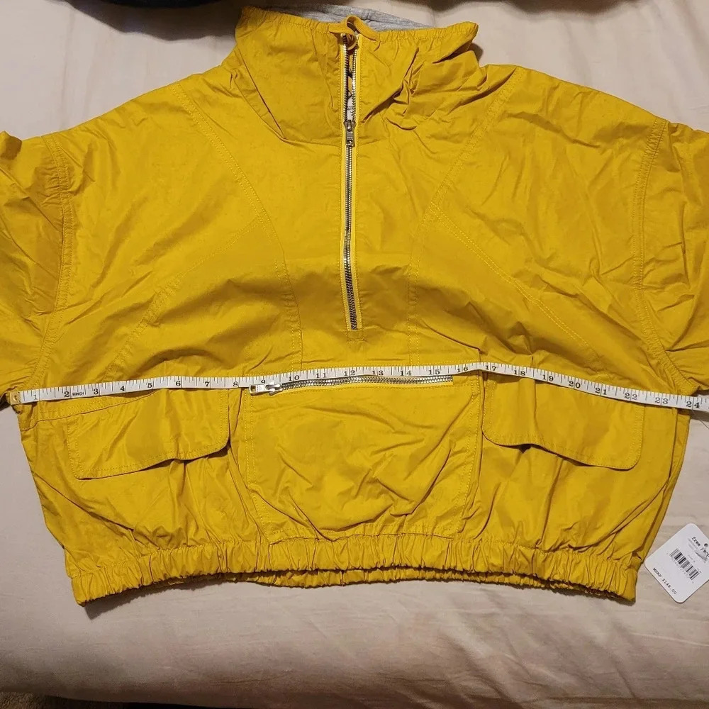 Free People movement reflective gold jacket Medium - Picture 8 of 11